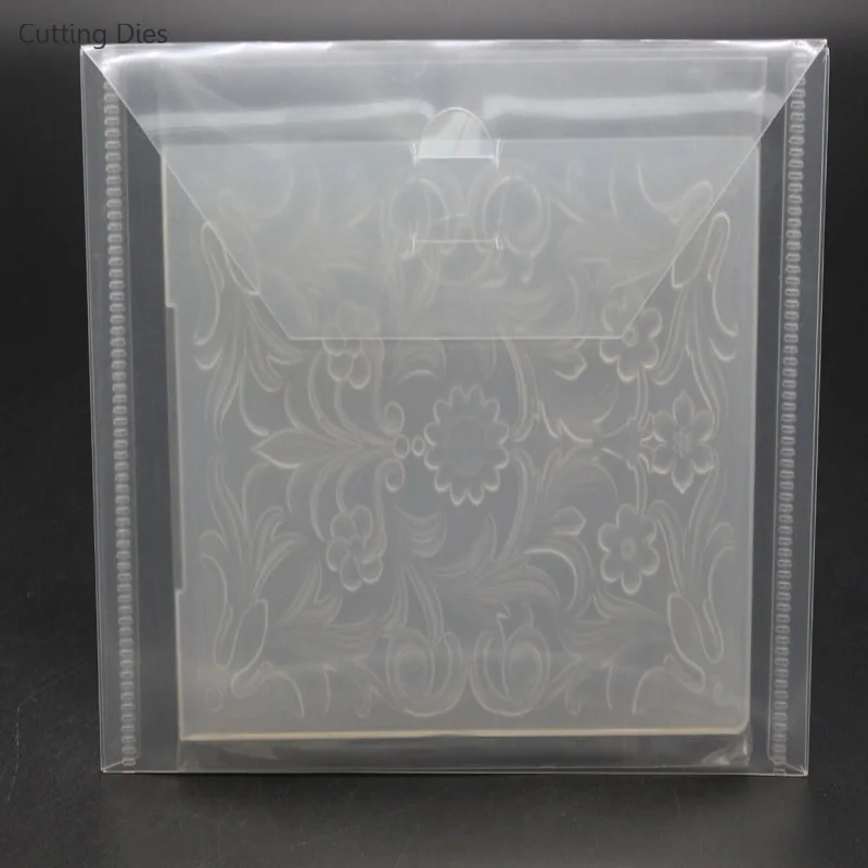 10Pcs/lot Transparent Metal Cutting Die Diy Storage Plastic Organizer Scrapbooking Dies Clear Stamps Embossing Folder Crafts | Дом и сад