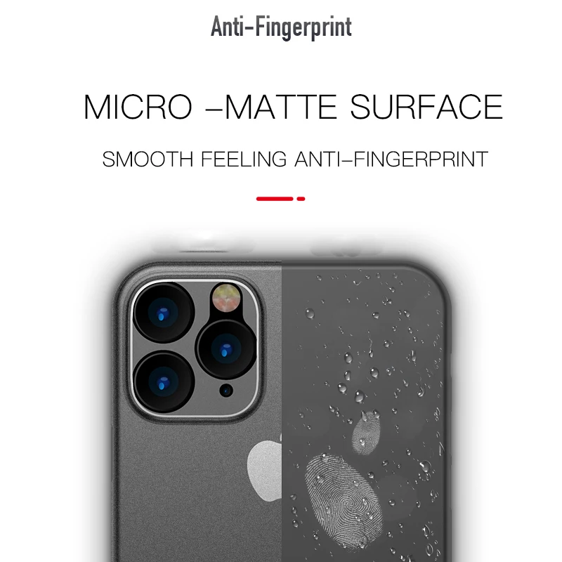 

M3C Ultra Thin Matte Phone Case For iPhone 12 11 Pro Max X XR XS Max 7 8 Plus SE 2020 Lens Full Cover Shockproof Case