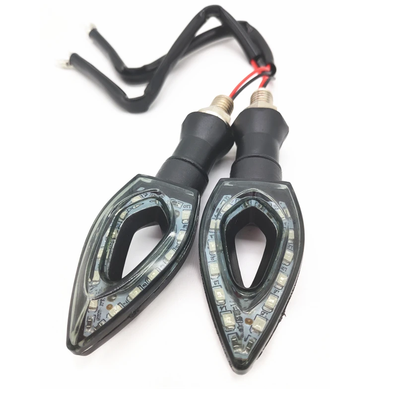 1 пара 12 Светодиодный универсальный мотоцикл указатель поворота светильник