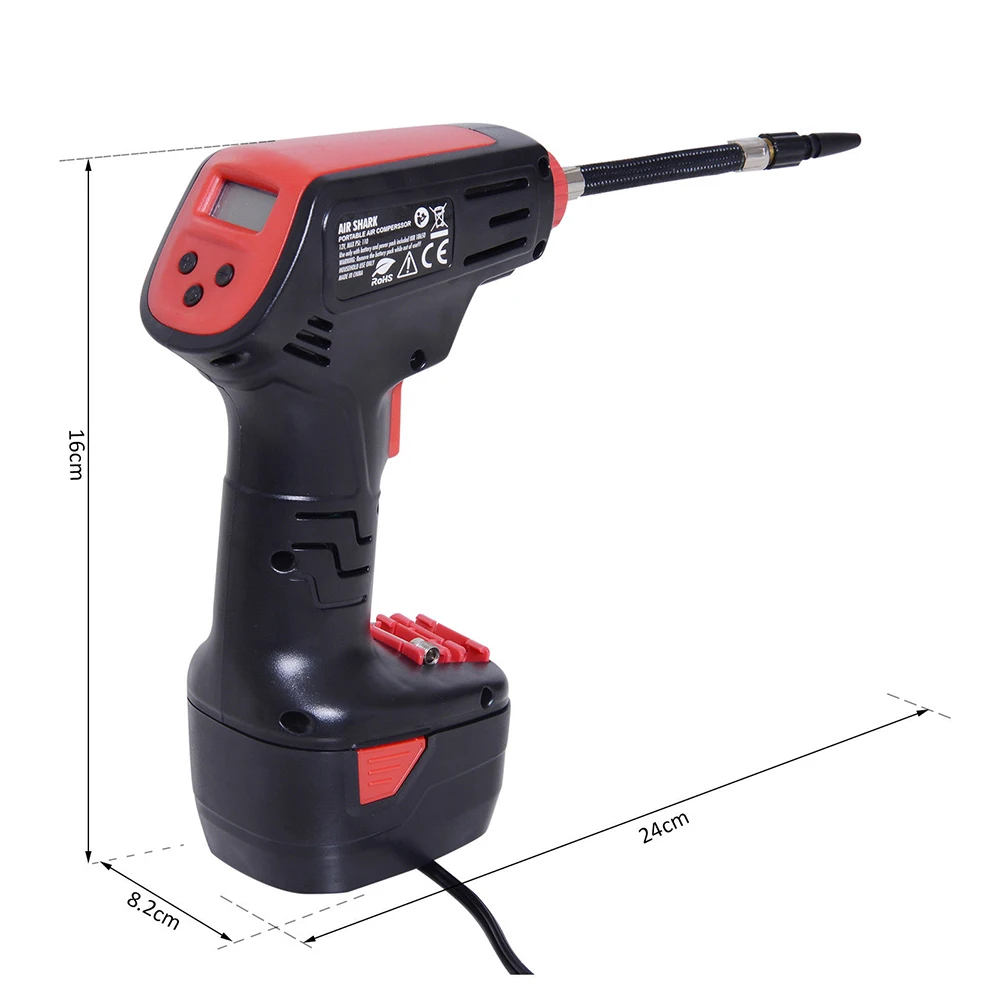 Preço Bomba Inflator Rápido Bicicleta Portátil Led Sem Fio Pneu De Carro Elétrico Handheld Ferramenta Universal Leve Compressor De Ar Automático