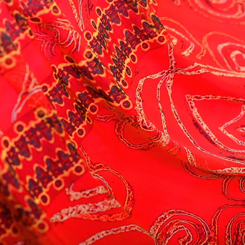 

126cm*135cm Plain Pure Silk Fabric Gauze Tecido For dress B237