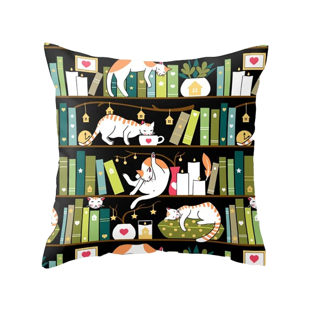 Lychee DIY винтажная книга Библиотека серия Подушка с принтом чехол полиэстер