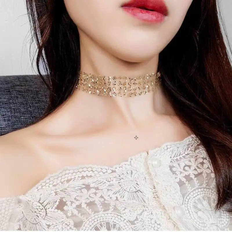Модный брендовый женский чокер ювелирные изделия сексуальный воротник