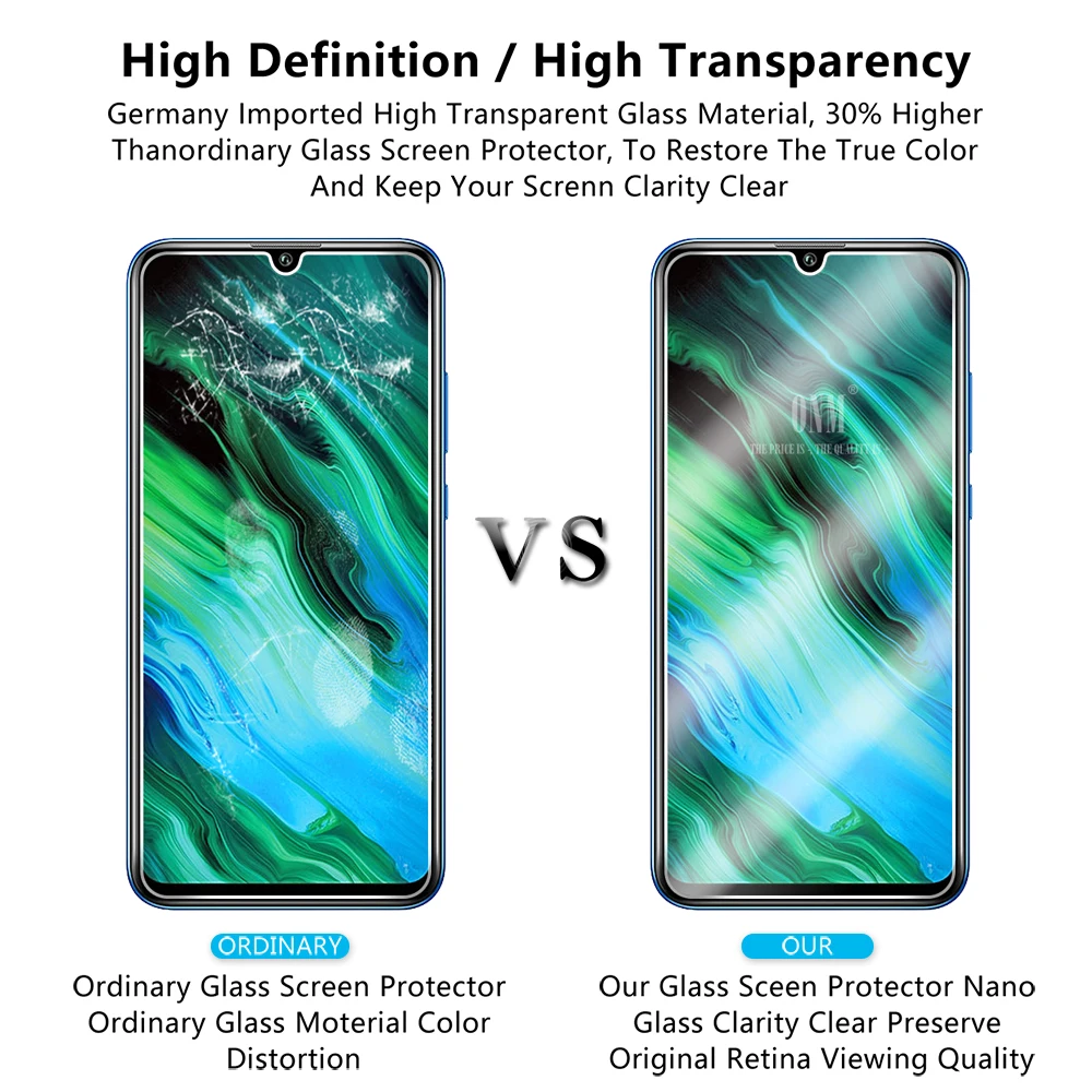 2 шт закаленное стекло для Huawei Honor 20e Защита экрана 20 Lite Защитная стеклянная пленка