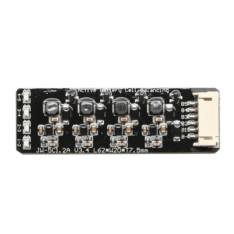 3S 5 Li Ion Lipo Lifepo4 LFP Battery Active Equalizer Balancer BMS 1.2A Balance Energy Transfer Board|Аксессуары для батарей| |