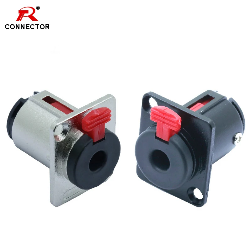 1 шт. Профессиональный аудиоразъем для динамика 6 35 мм разъем 1/4 дюйма гнездо