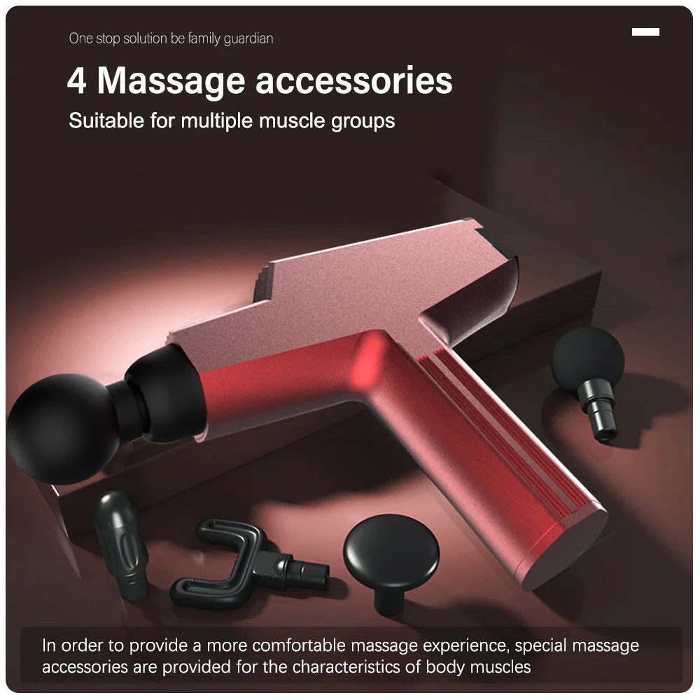 

Massage Gun Fascia Gun Body Massager Slimming Shaping Pain Relief Muscle Relax Vibration High Frequency Vibration Guns Fashion