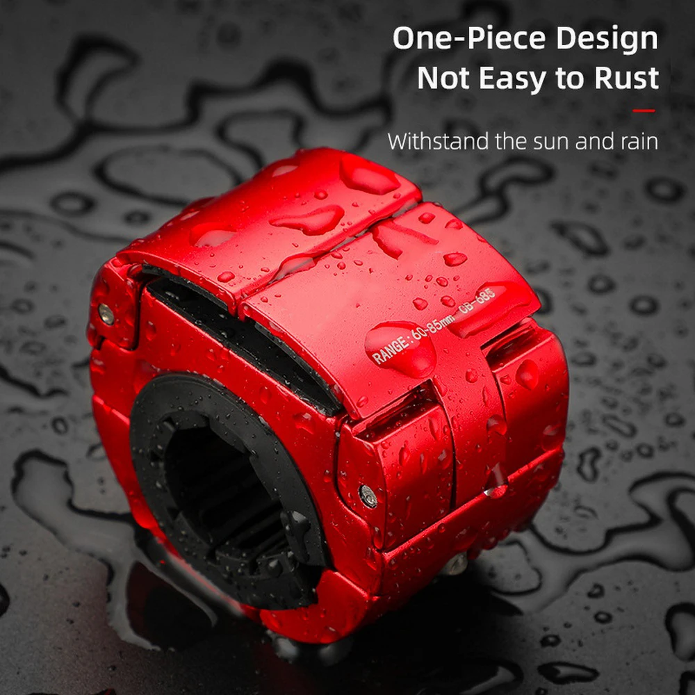 

Bicycle Mobile Phone Rack Holder Aluminum Alloy Portable Ring Folding Phone Bracket Mountain Bike Riding Cellphone Grip Stand