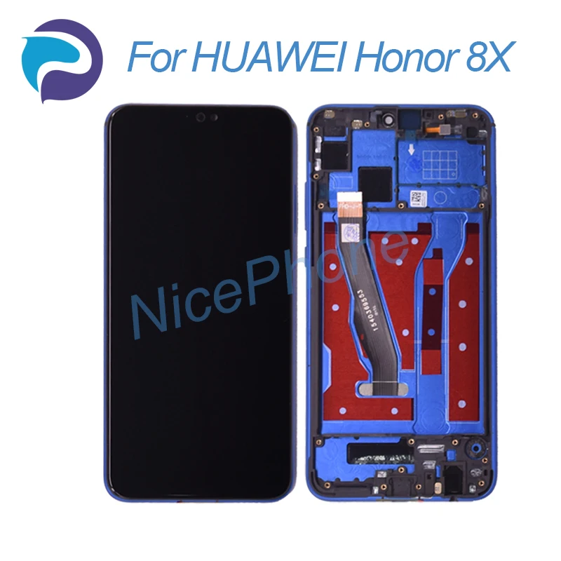 ЖК-дисплей honor 8X с сенсорным экраном и дигитайзером запасная деталь в сборе