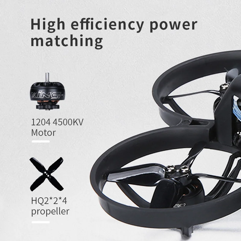 Iplight Alpha A85 Whoop FPV закрытый Дрон BNF Caddx Liris 4k/Turtle 1080p/sucex D F4 AIO/ Force 5 8G /XING E двигатель 1204