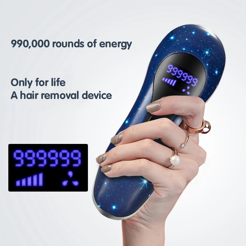

IPL Hair Remover LCD Display Epilator Painless Electric Photoepilator EU Plug