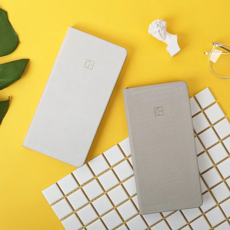 Однотонный Карманный Еженедельный планировщик блокнот 88 листов 19 1*9 8 см