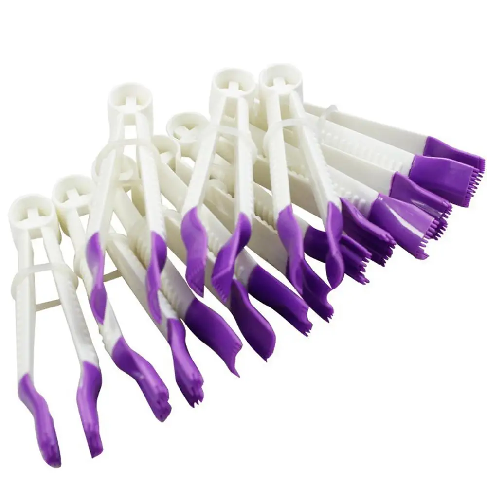 10 шт. Пинцет торт цветок кружева клип гравировка печенье пирожные резак