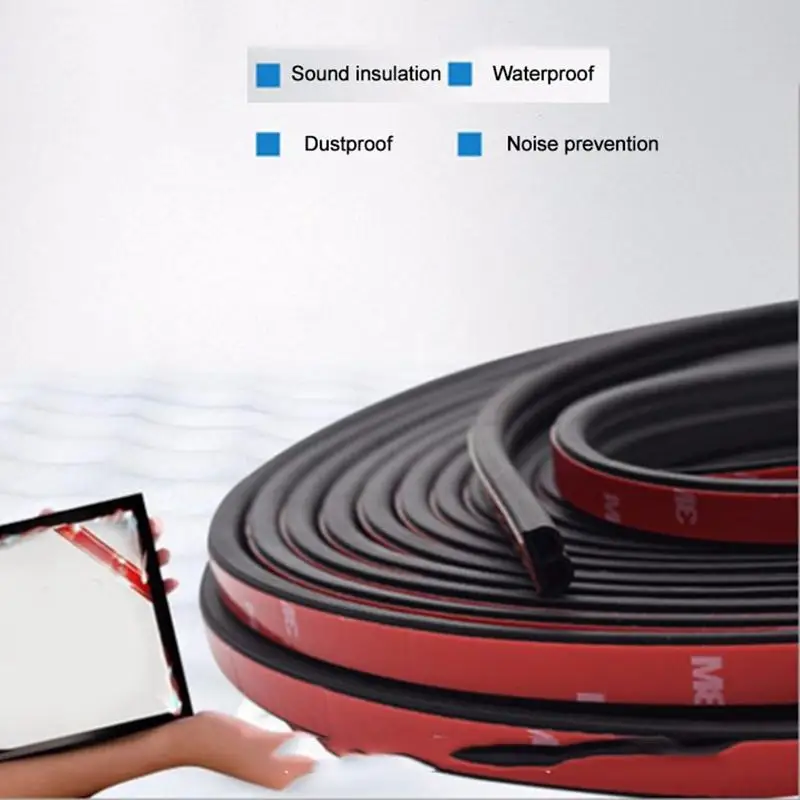 Уплотнительная лента для автомобильной двери типа B резиновая Звукоизоляционная