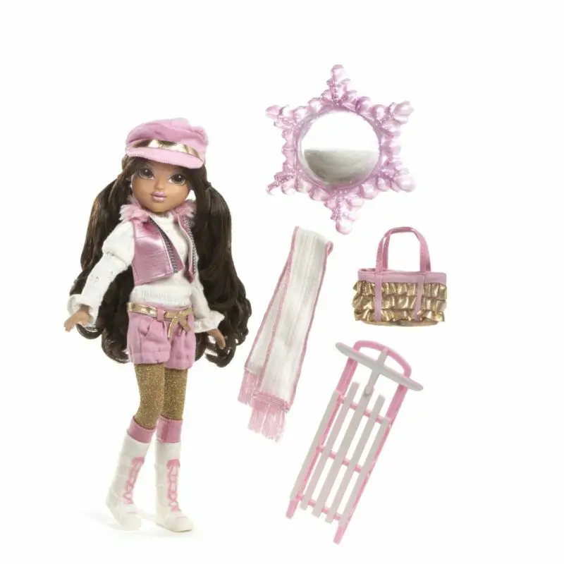 Оригинальная коробка искусственная кукла магический снег наряд лучший подарок