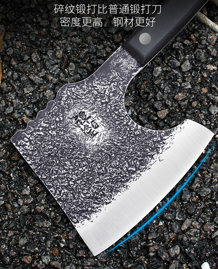 Ручной Кованый топор для костей нож резки специальный больших поварские