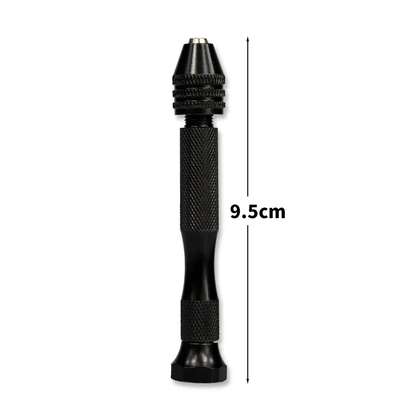 1pc Hand Drill 11 шт. Мини Микро алюминиевая ручная дрель с быстрозажимным патроном HSS спиральное сверло деревообрабатывающие сверлильные вращающиеся инструменты ручная дрель - Цвет: 1pc Hand Drill