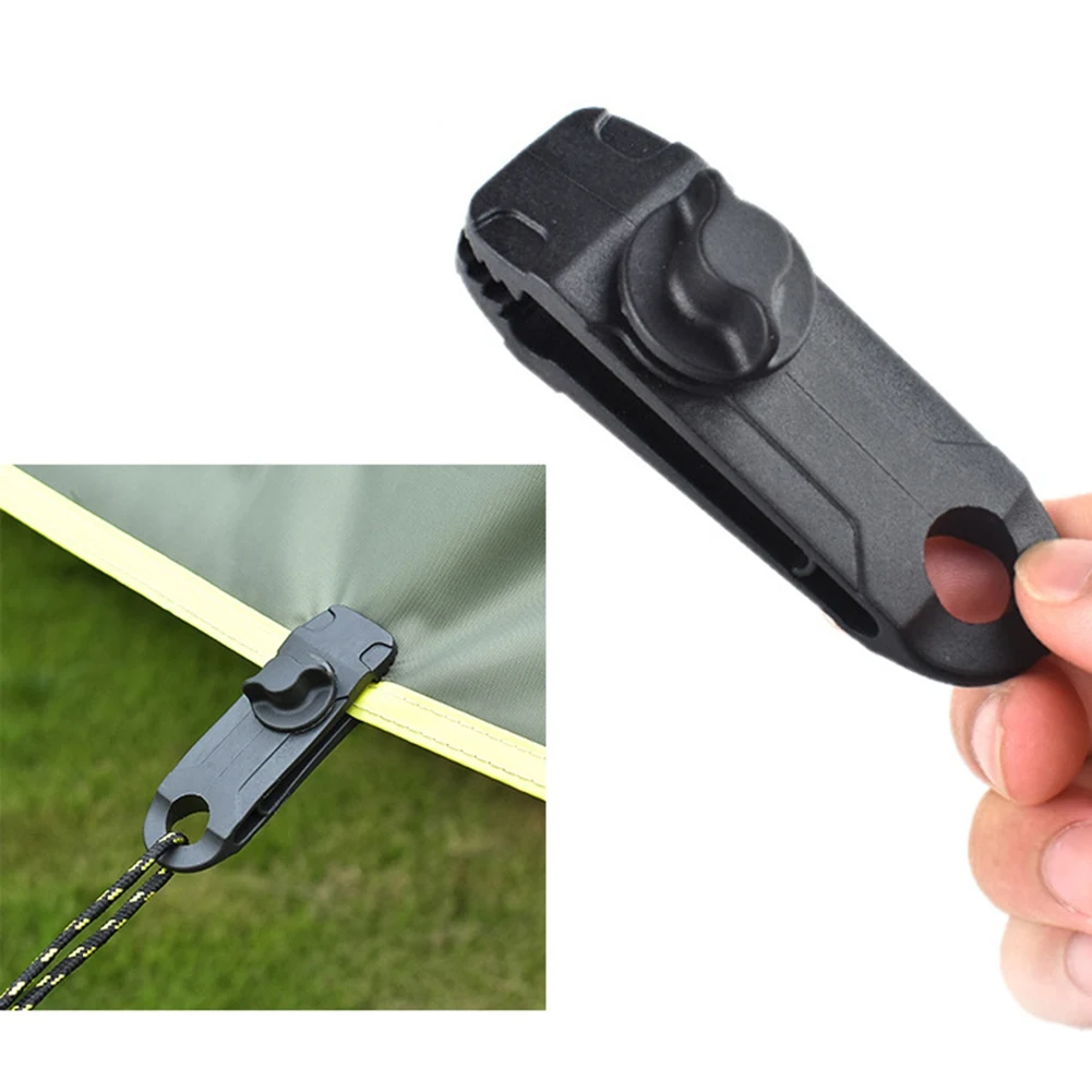

1pc Nylon Locking Tent Clip Tarp Clips Heavy Duty Windproof Awning Clamp Grip Tent Clips For Camping Tarps Accessories W1