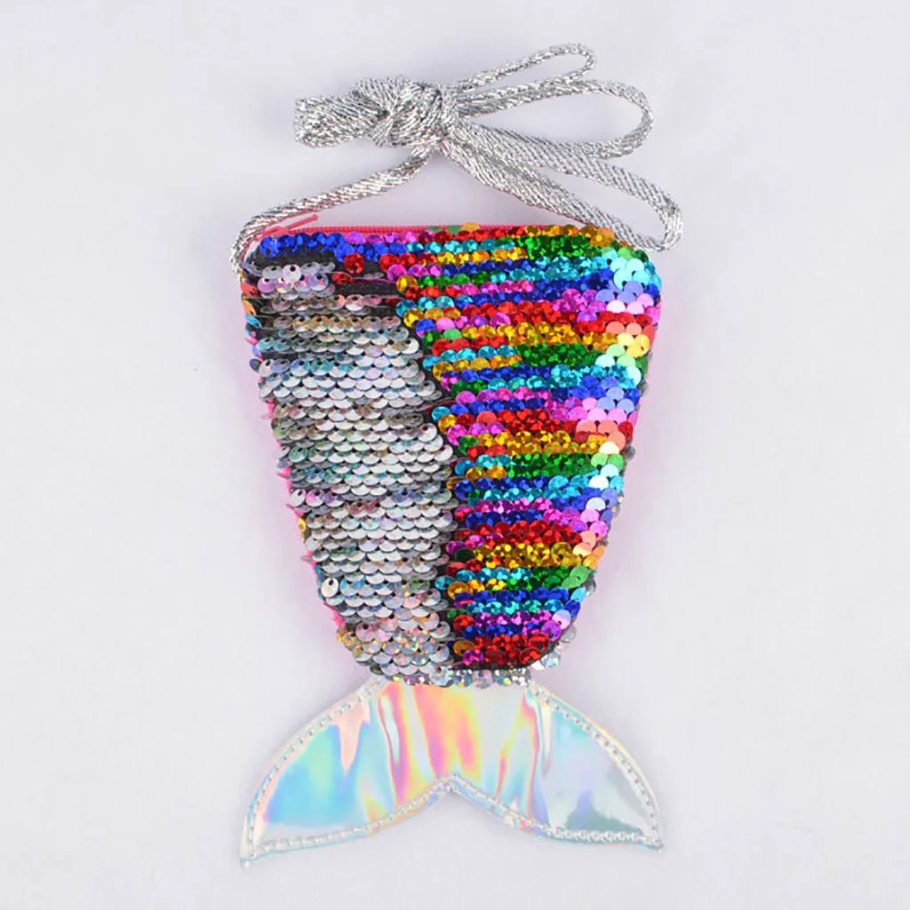 2020 женский модный двухсторонний кошелек с блестками на плечо мини сумка