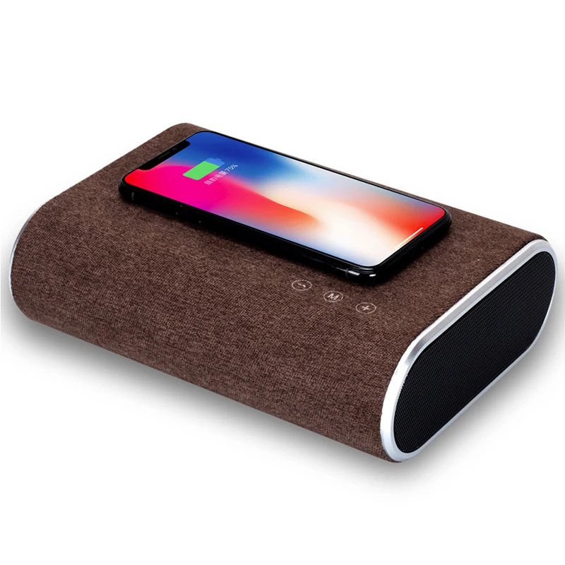 Bluetooth динамик сабвуфер Беспроводное зарядное устройство 3 в 1 для Xiaomi быстрое зарядное устройство для Iphone 11 Функция касания экрана power Bank