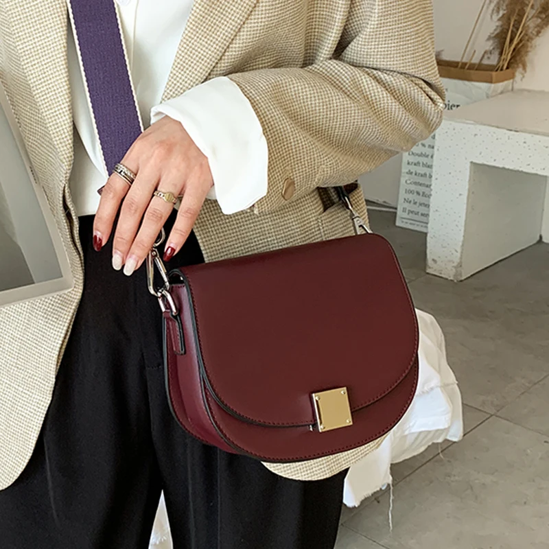 

Женская полукруглая Сумка-тоут из высококачественной искусственной кожи 2021, Женский Дизайнерский Модный кошелек с замком, вместительная п...