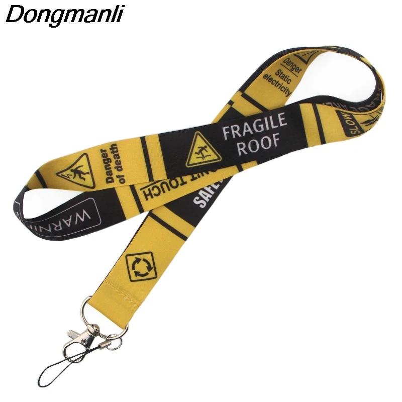 P3947 Dongmanli предупредительный знак ожерелье шнурок бейдж ID ремешки/строительный
