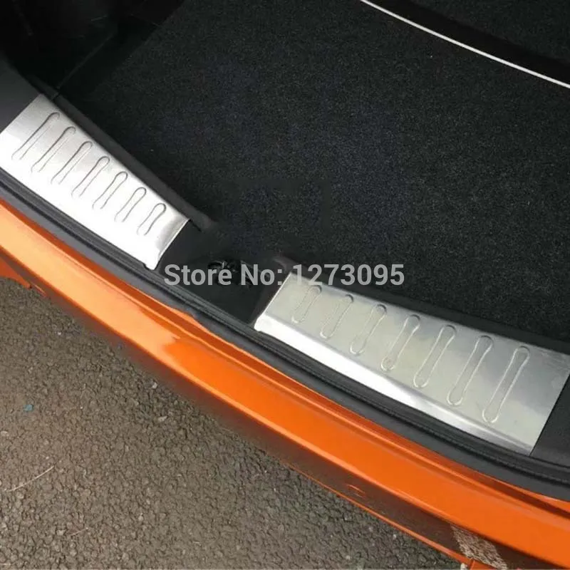Для Nissan Note нержавеющая интерьерная заднего бампера Защита Накладка порога хвост ствол охранник педаль автомобиля Средства для укладки волос
