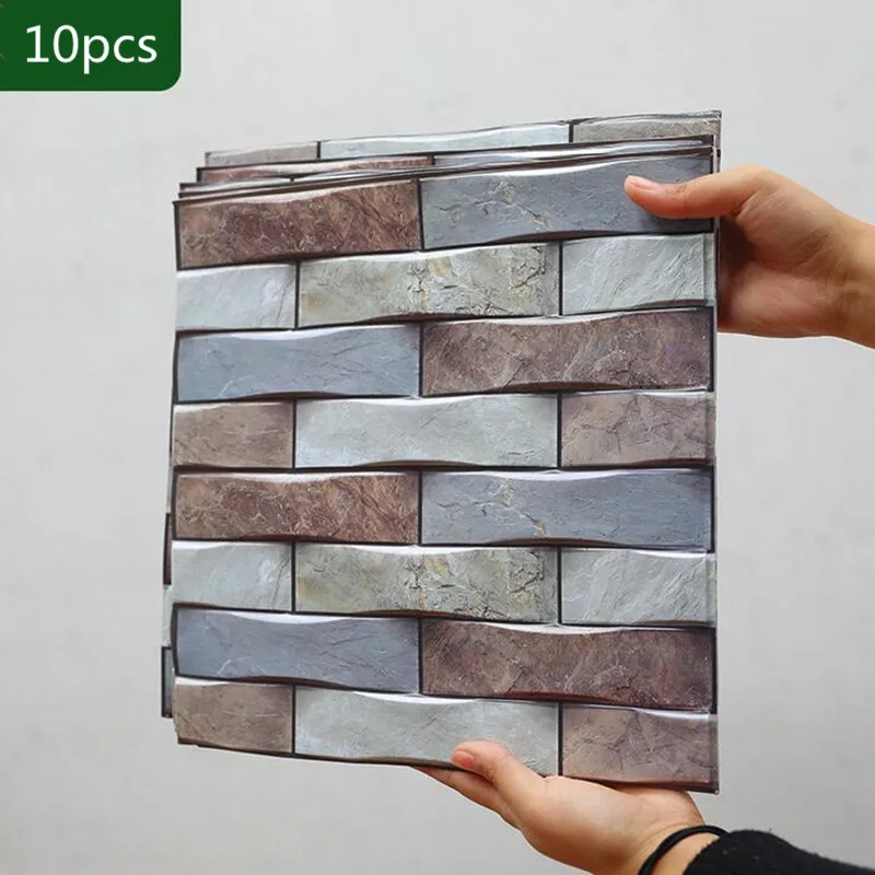 

10 шт., самоклеящиеся 3D-обои 30 х0 см