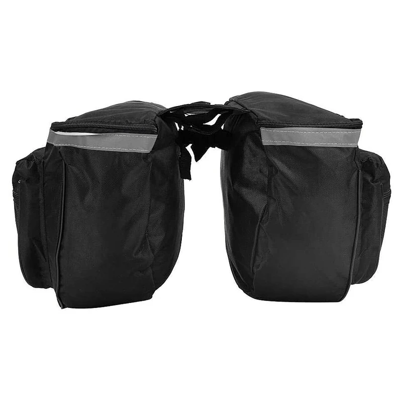 Bike Waterproof Rear Storage Bag Bicycle Back Rack Pouches Saddle Folding Cycling Accessory | Спорт и развлечения