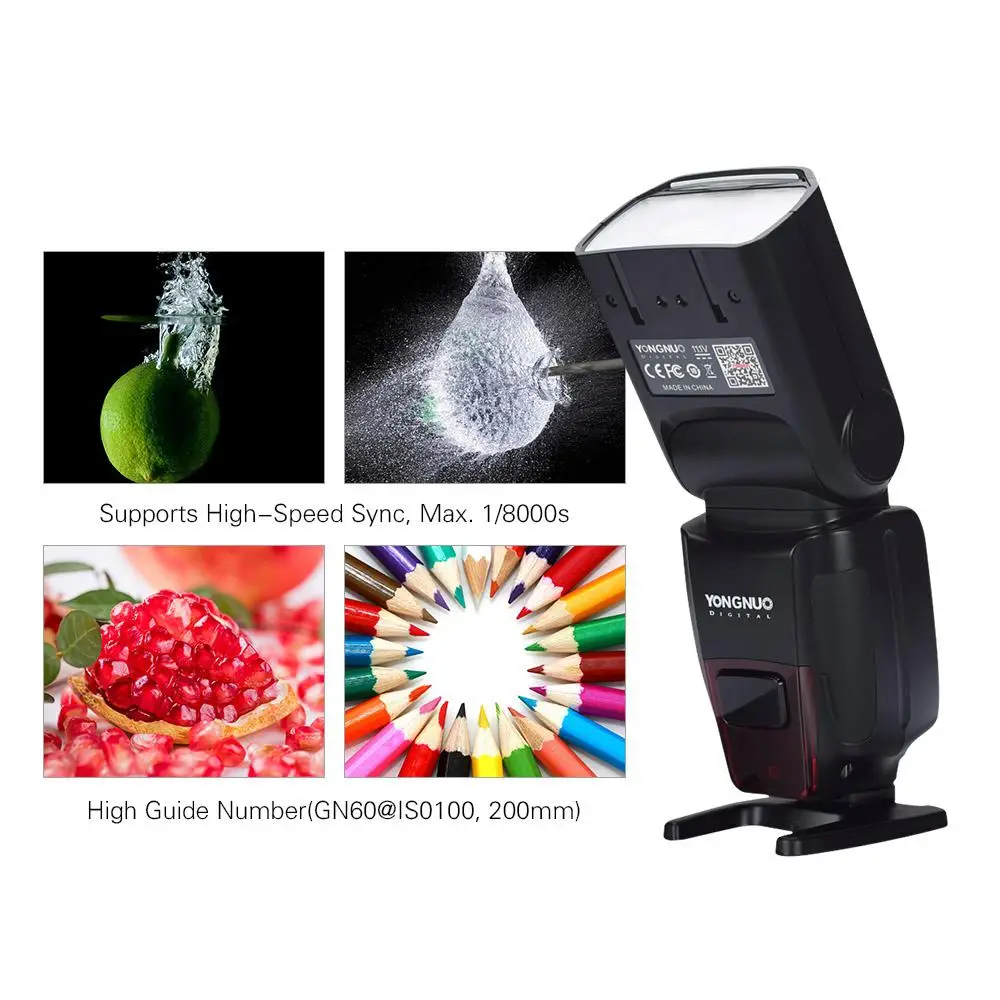 YongNuo YN862C Беспроводная TTL камера вспышка Master Slave Speedlite авто ручной зум с