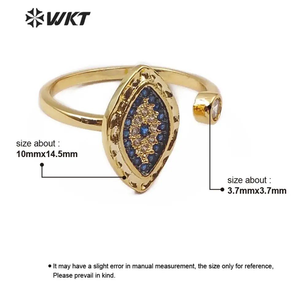 

WT-MR013 cubic zirconia micro Ring women adjustable gold Rings women fahshion Ring Jewelry new arrival 2019