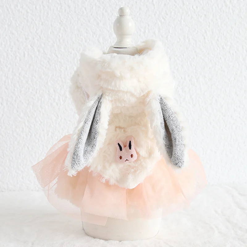 Kawaii зимняя одежда для собак четыре фута одежда для домашних животных Chiwawa jorkie Bomei платья в полоску