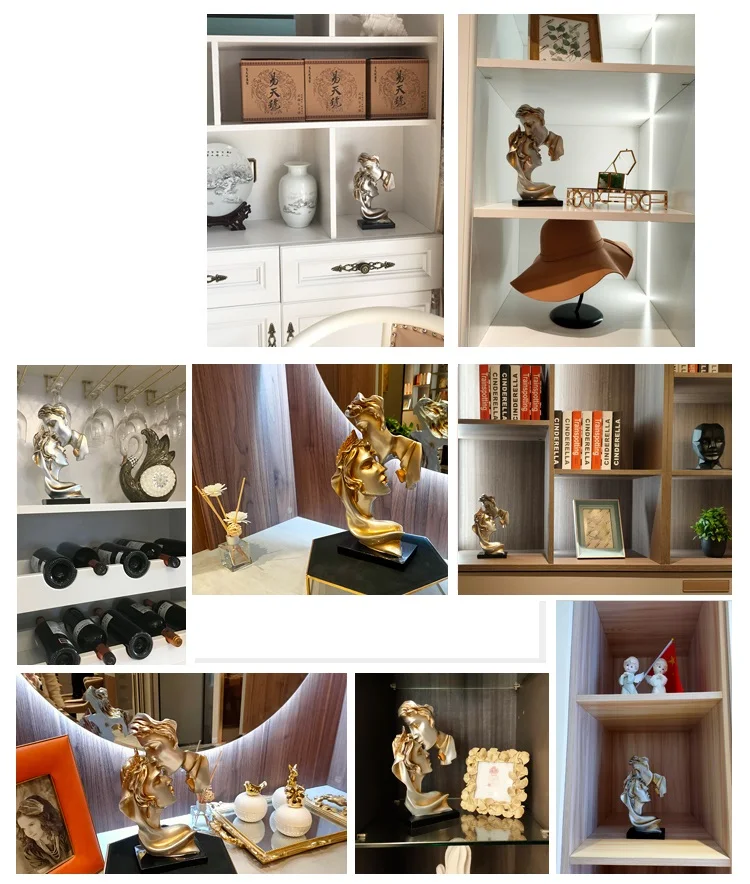 

Creative Crafts Resin Home Decor Cattle Animal Figurines Feng Shui Decoration W3058