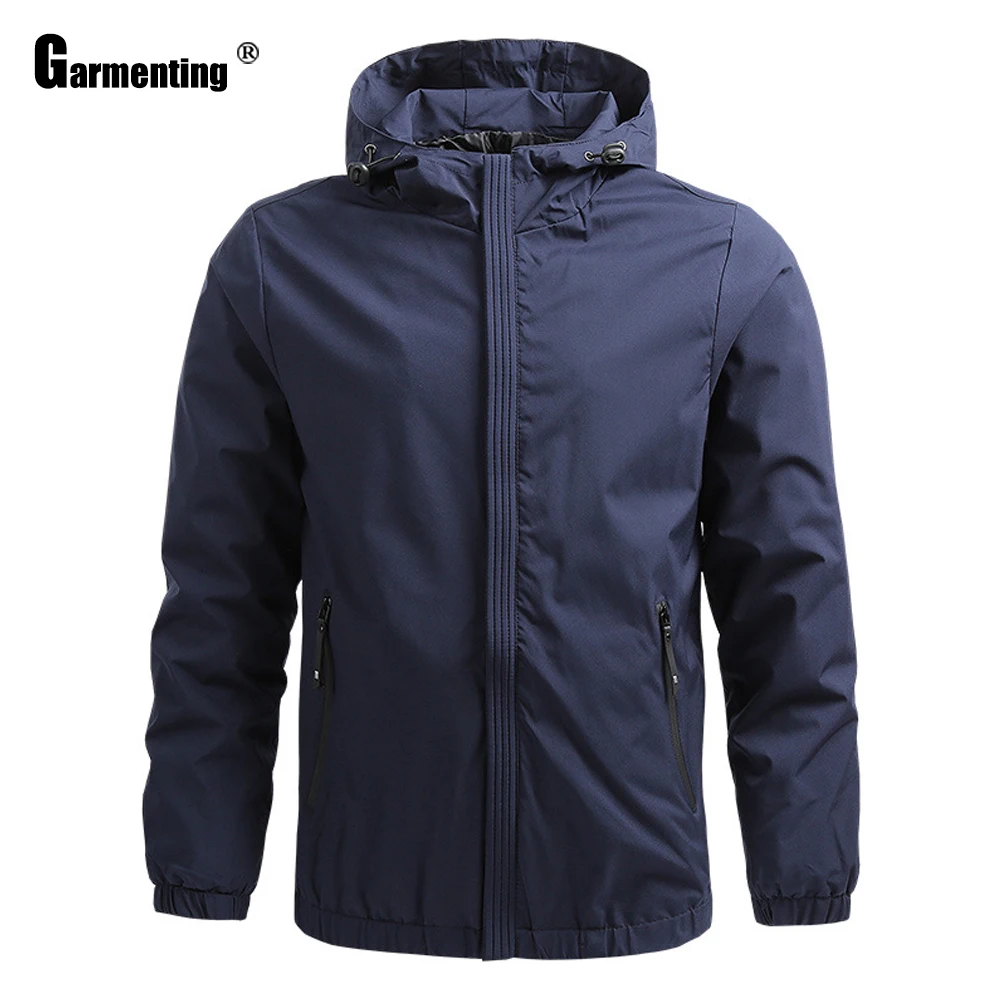 

Куртка мужская, ветрозащитная, на молнии, 2021, летнее худи