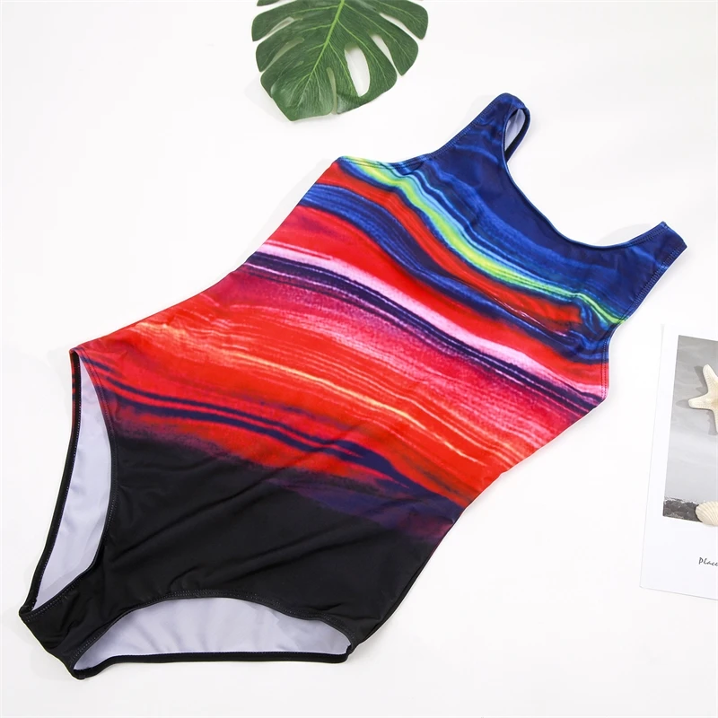 

2021 new bikini swimsuit sexy color bar final tight one piece Bikini Swimsuit