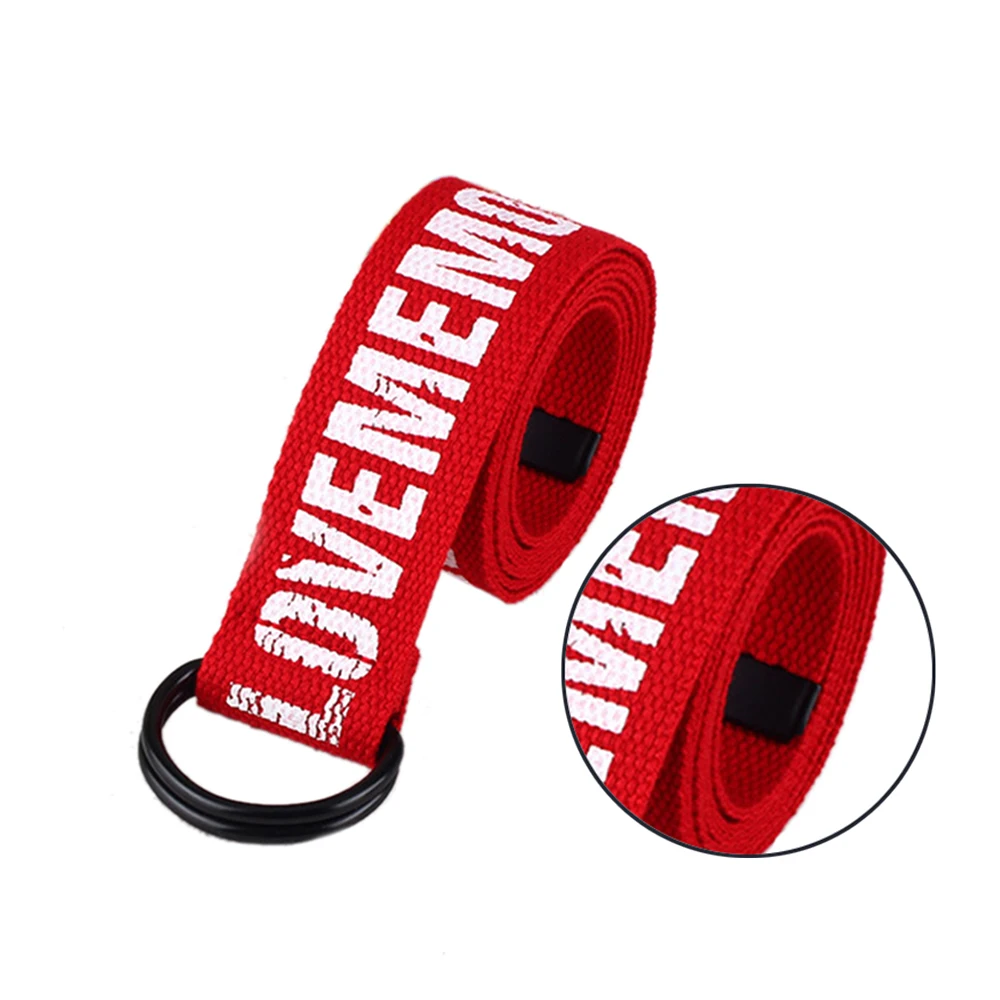 Новый холщовый ремень женский электрофорез пряжка простой тренд Дикие ретро