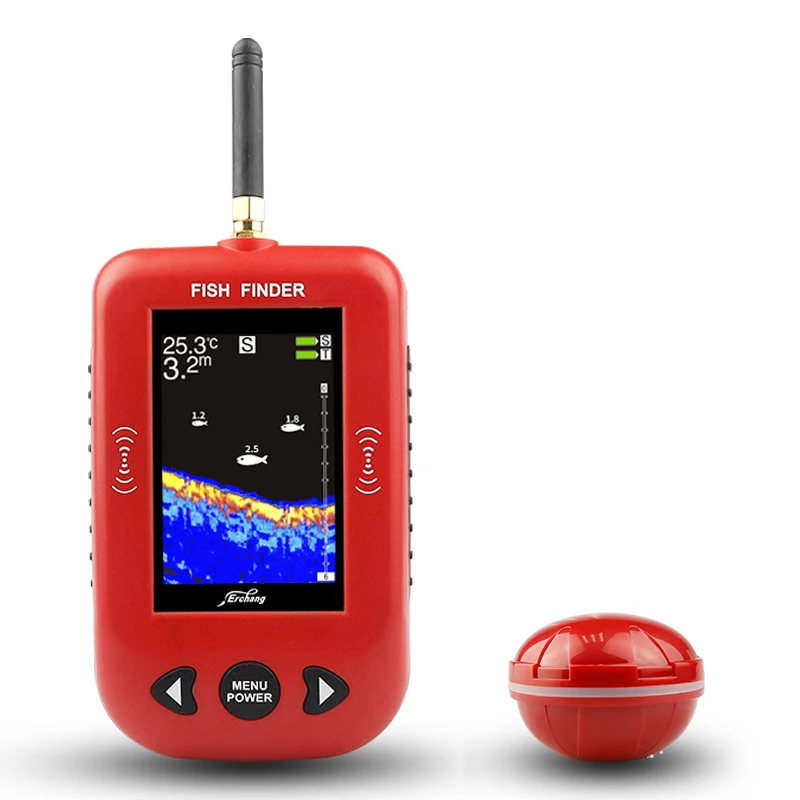 

F3C Portable Fish Finder Wireless Sonar 200m Distance Alarm Fishing Echo Sounder Lake Sea Fishing