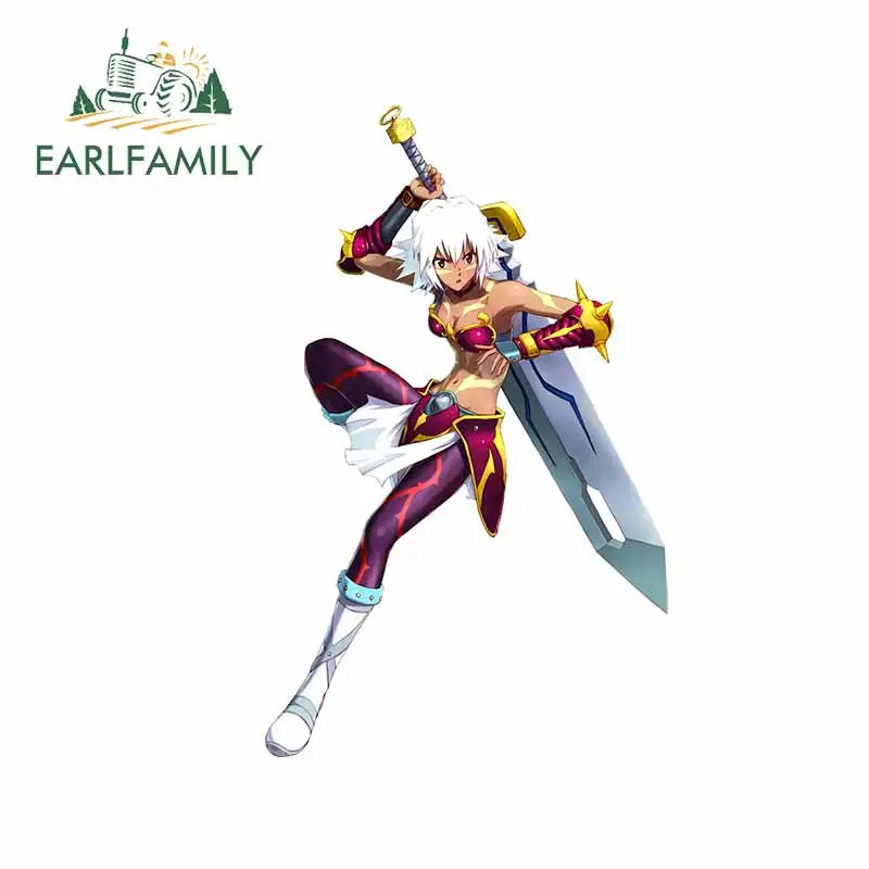 EARLFAMILY 13 см x 8 1 для Project X Zone обувь вечеринки в Стиле косплей Sword Art Online авто наклейка