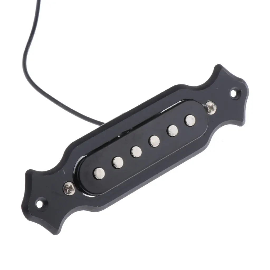 

Pre-Wired 6-String Electric Cigar Box Guitar Pickup With Volume &