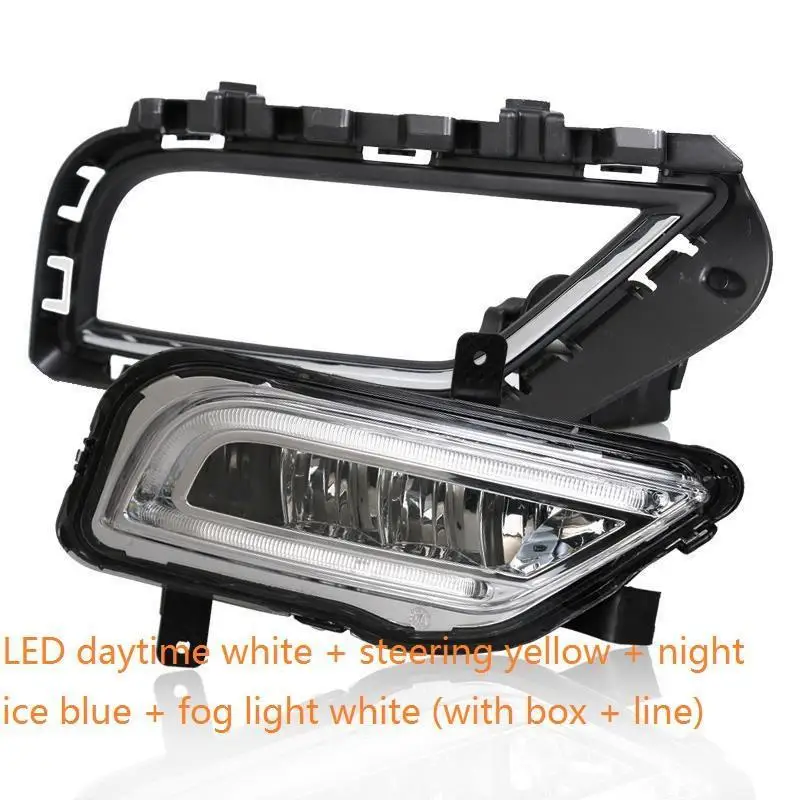 Neblineros Running Exterior Luces Led Para Авто Cob фары передние противотуманные задние Автомобильные фары в сборе 16 17 для Volkswagen Bora - Цвет: MODEL A