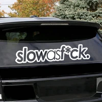 fun slow car wrap cars decal weatherproof auto styling cartoon car stickers car accessories