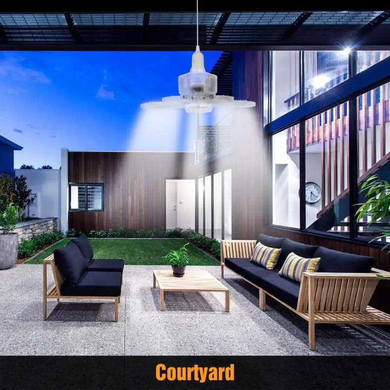 

1pcs Super Bright Industrial Lighting 100W Led Fan Garage Light 10000LM AC85 265V Led High Bay Industrial Lamp For Workshop