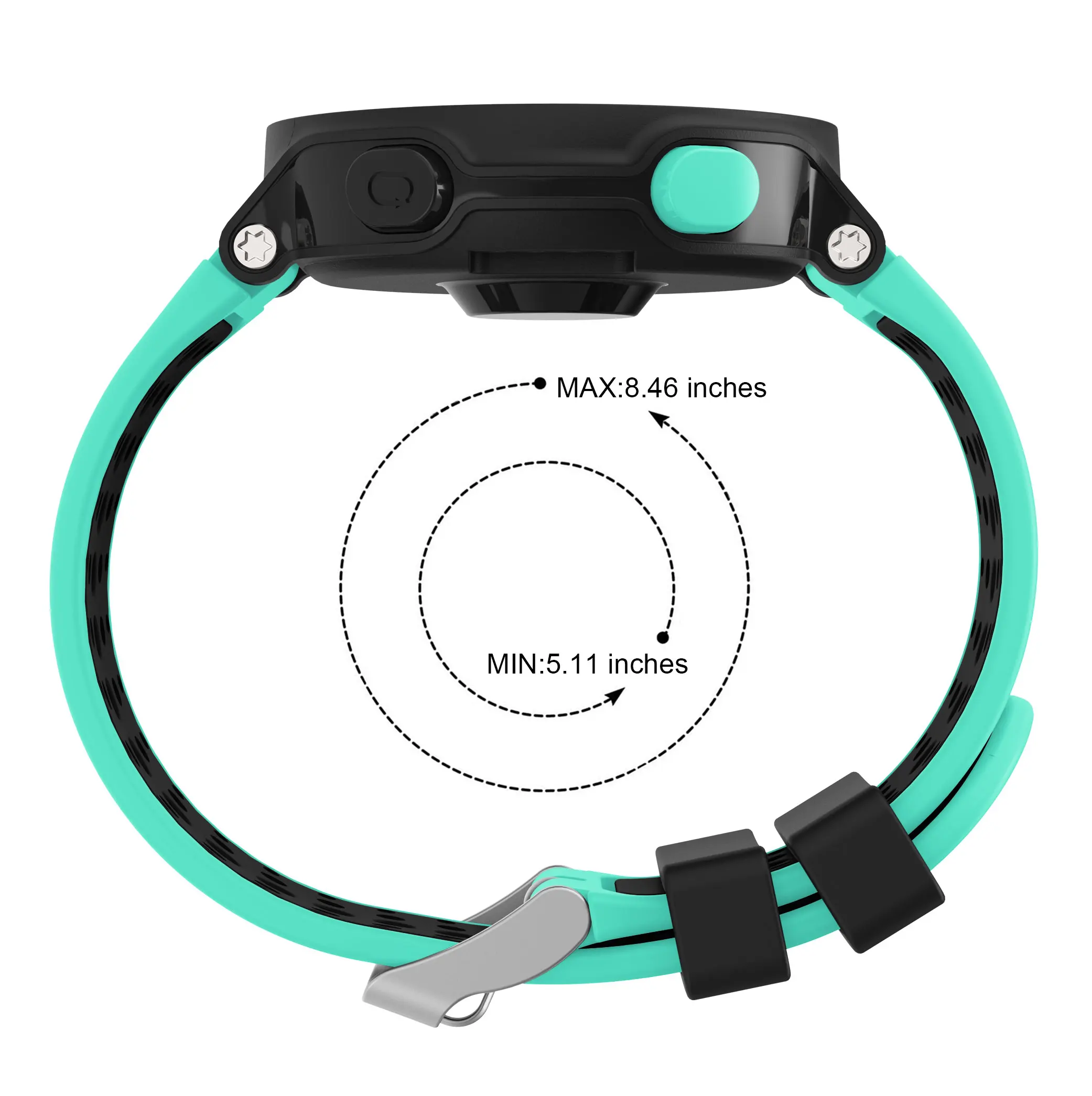 Сменный силиконовый ремешок для часов Garmin Forerunner 230/235/ 220/620/630/735 аксессуары спорта