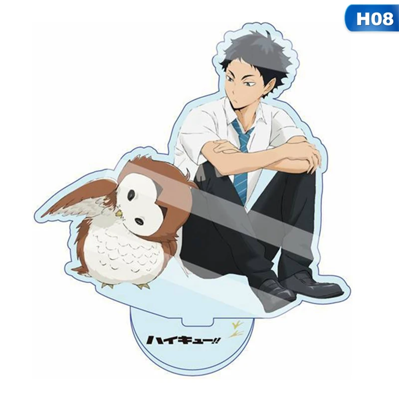 

Haikyuu!! Acrylic Standing Figure Double-sided Clear Desk Decoration Stand Miniature Action Anime Figure Decoration