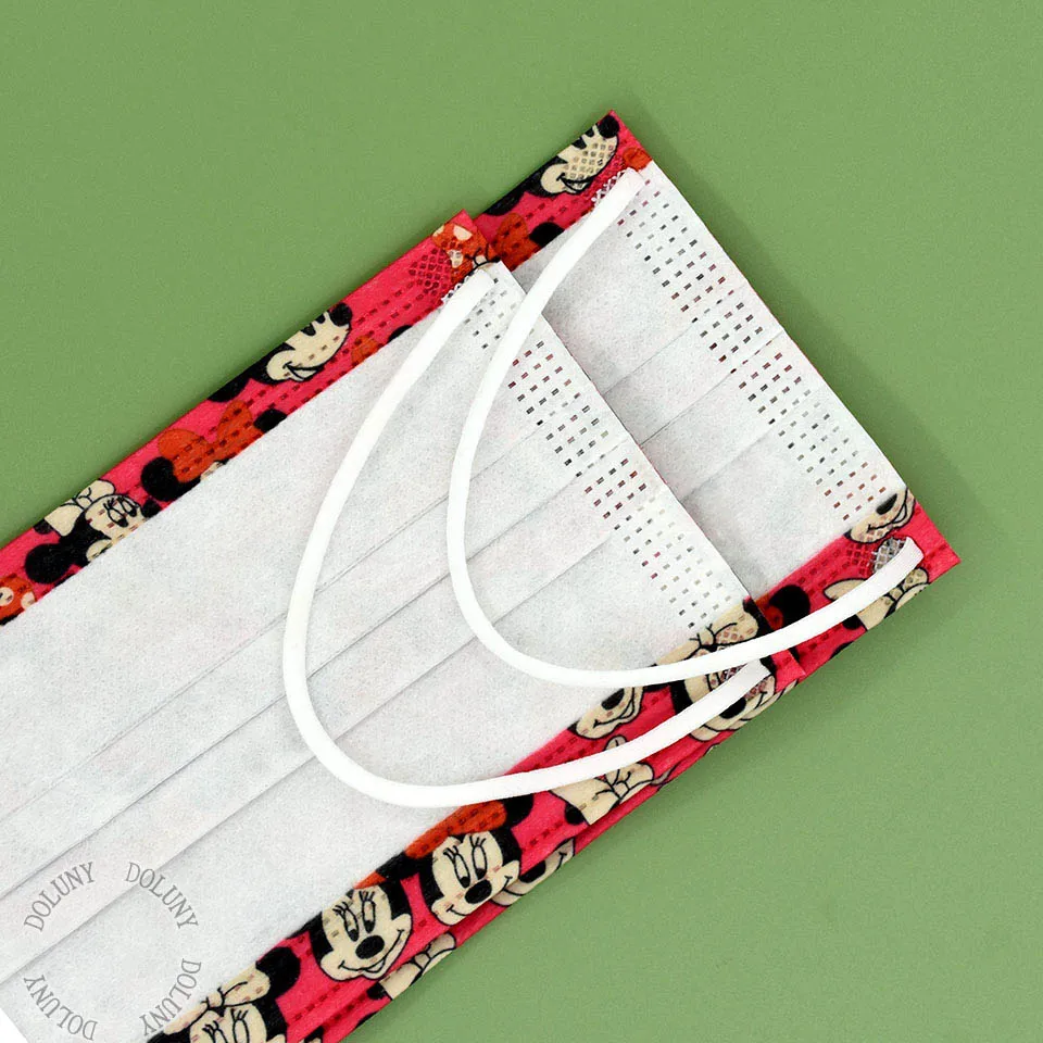 20/40/60 шт. одноразовые трехслойные нетканые защитные маски для взрослых |