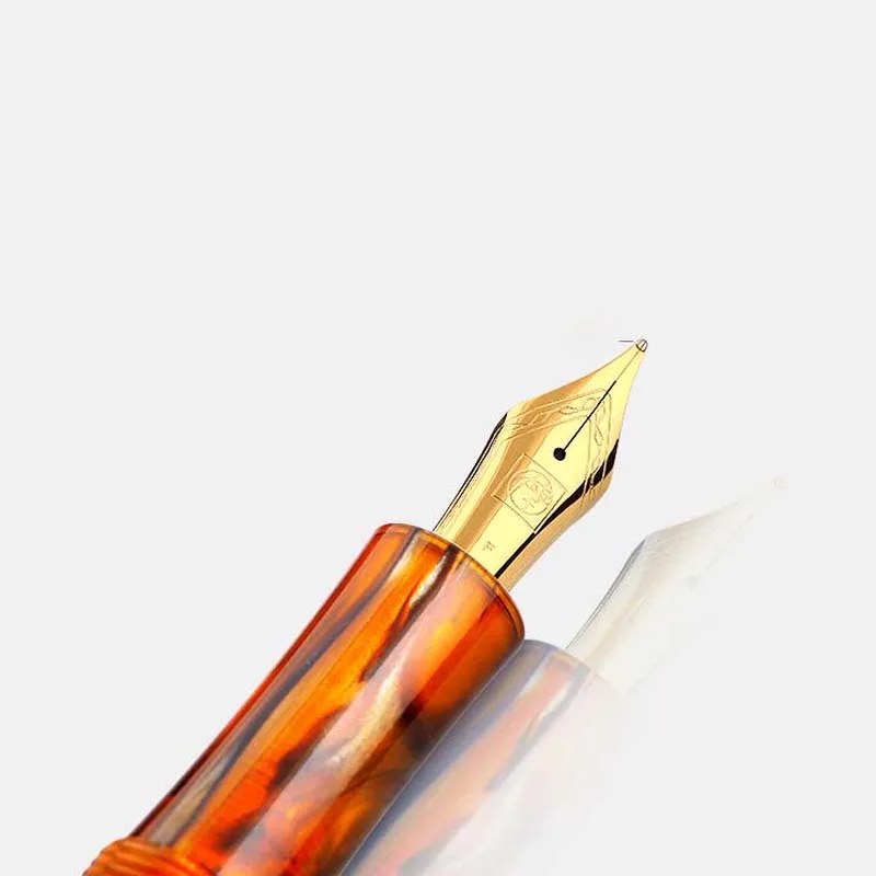 Перьевая ручка из акрила и агата pimio 975 в подарочной коробке | Канцтовары для офиса