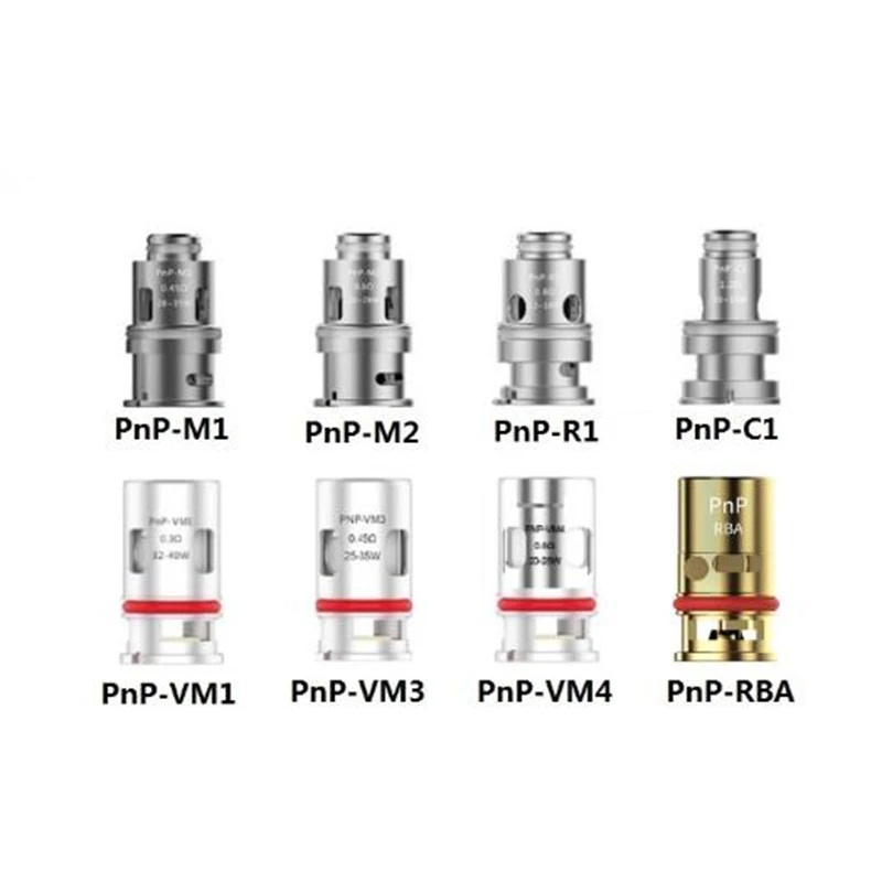 

Vmiss Vinci PnP Coils VM1 R1 C1 VM2 VM3 VM4 Mesh Coil 0.3ohm 0.45ohm 0.6ohm for VINCI X/R DRAG Baby Mod Pod Kit