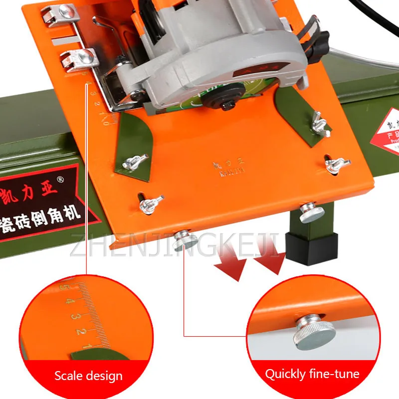 Машина для снятия фаски керамической плитки 220 В мощный беспыльный конический