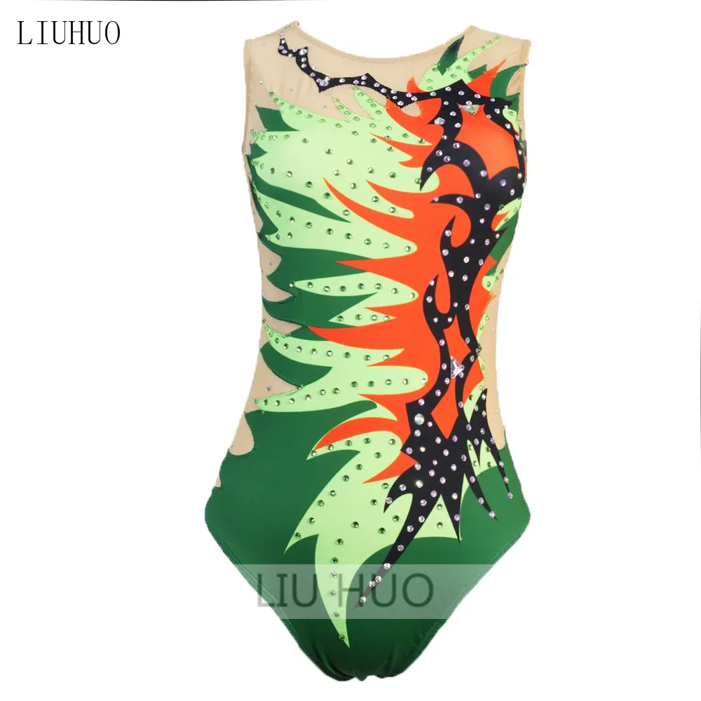 Трико LIUHUO детское для девочек занятий художественной гимнастикой