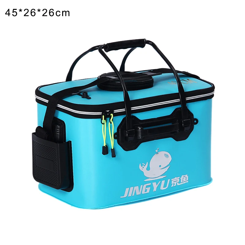 Портативное складное рыболовное ведро туристическое для рыбалки сиденье | Спорт